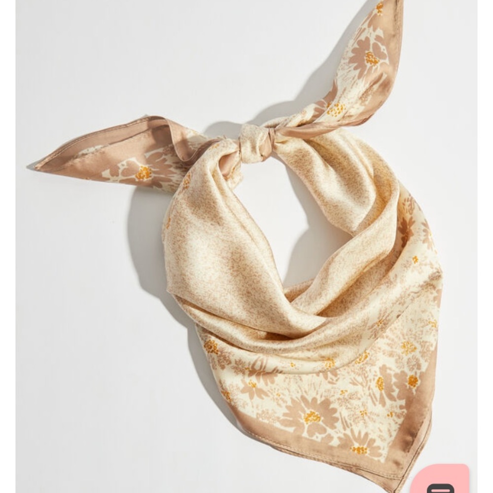 Silk Floral Scarf